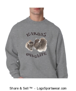 Champion Adult Powerblend Crewneck Sweatshirt Design Zoom