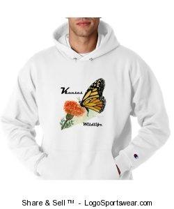 Champion Adult Powerblend Hooded Sweatshirt Design Zoom
